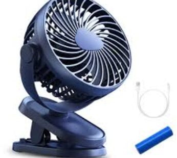P8 Portable Mini USB Rechargeable 1200mAh Mini Clip Fan
