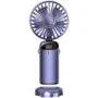 Handheld Fan Personal Fan 5000MAh Rechargeable,5 Speeds with LED Display,90° Adjustable